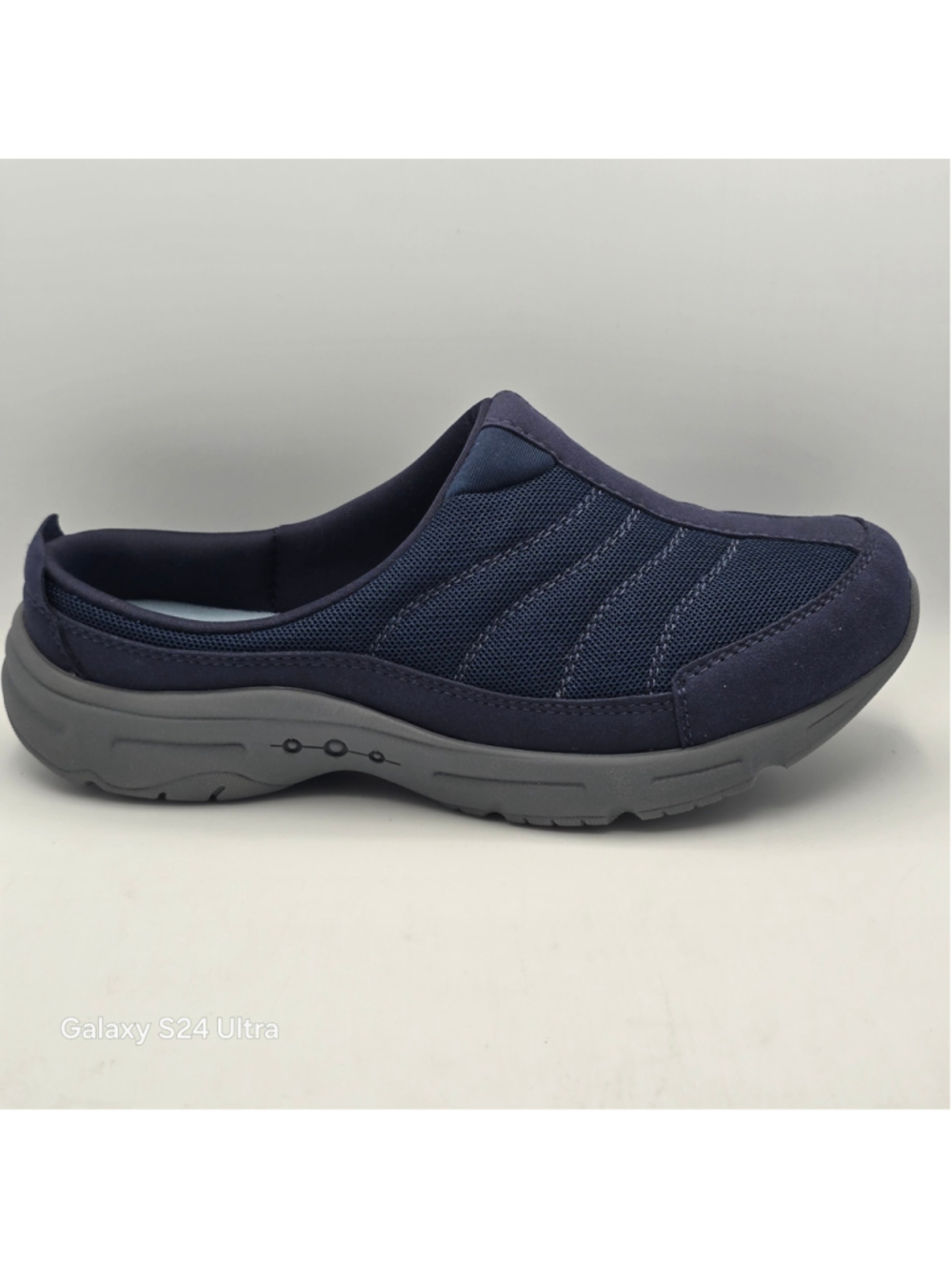 Women's Easy Spirit Mules Clogs Size 6.5 Blue Grey